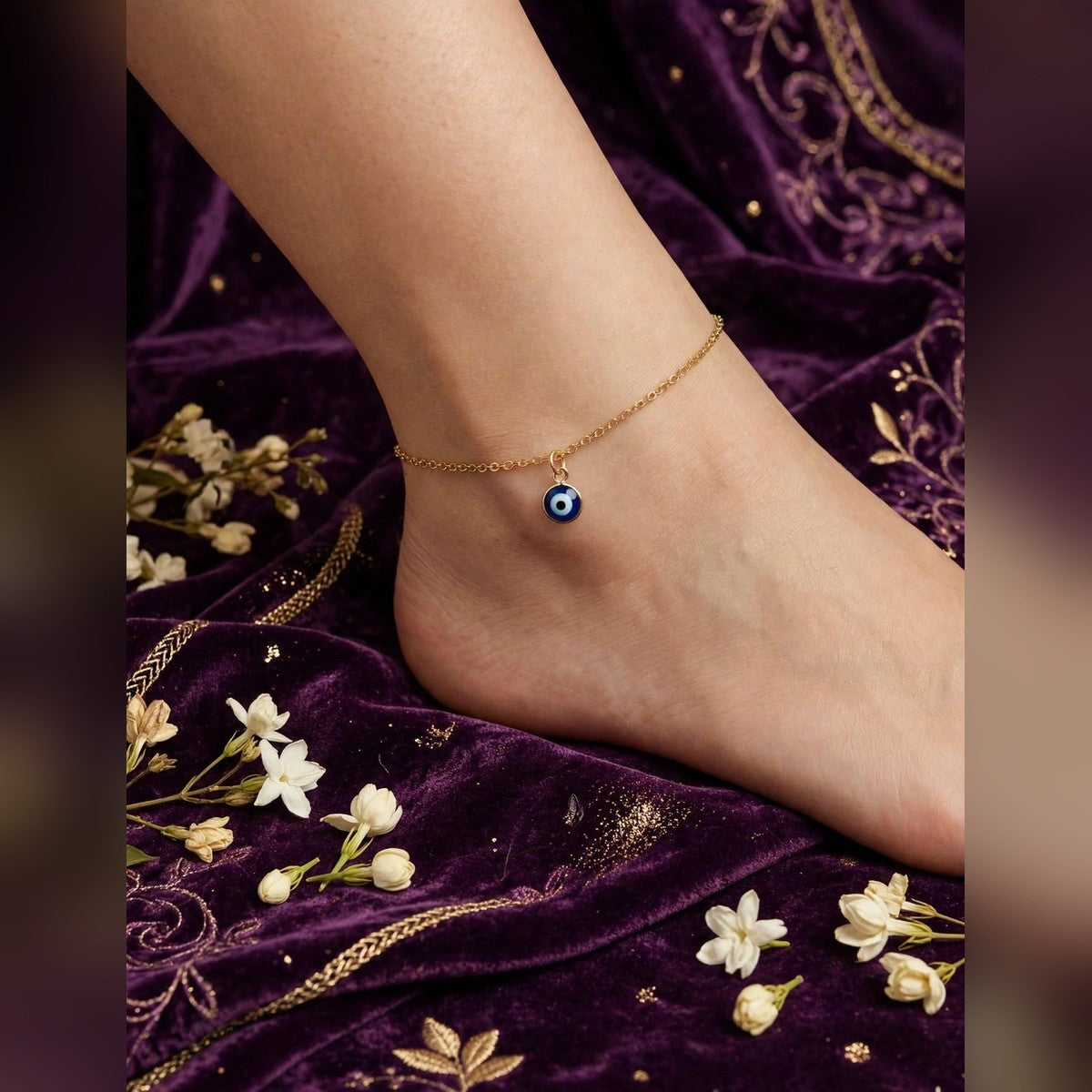 Evil Eye Charm Anklet