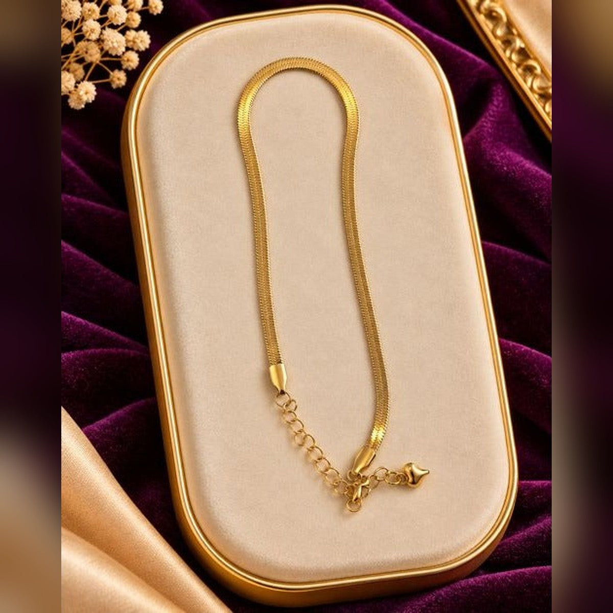 Gold Snake Chain Anklet
