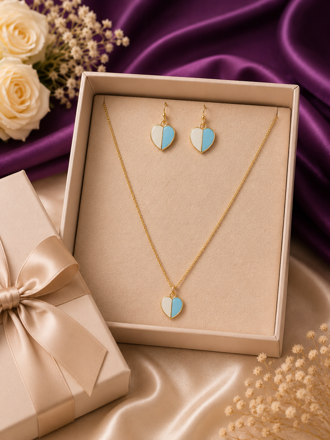 Heart Jewellery Set