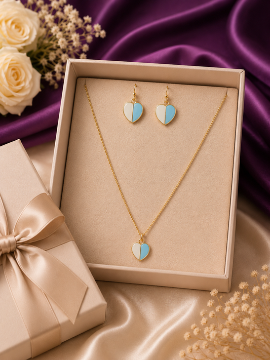Heart Jewellery Set