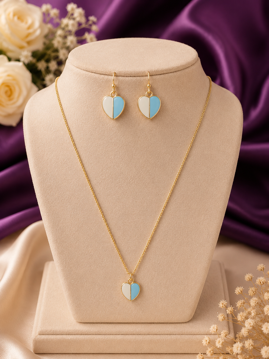Heart Jewellery Set