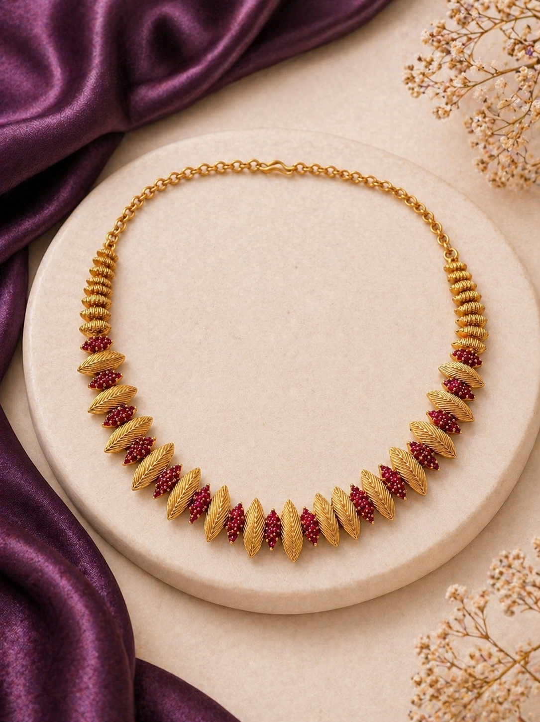 Crimson Edge Necklace