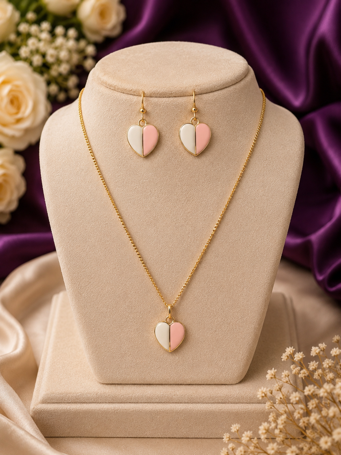 Heart Jewellery Set