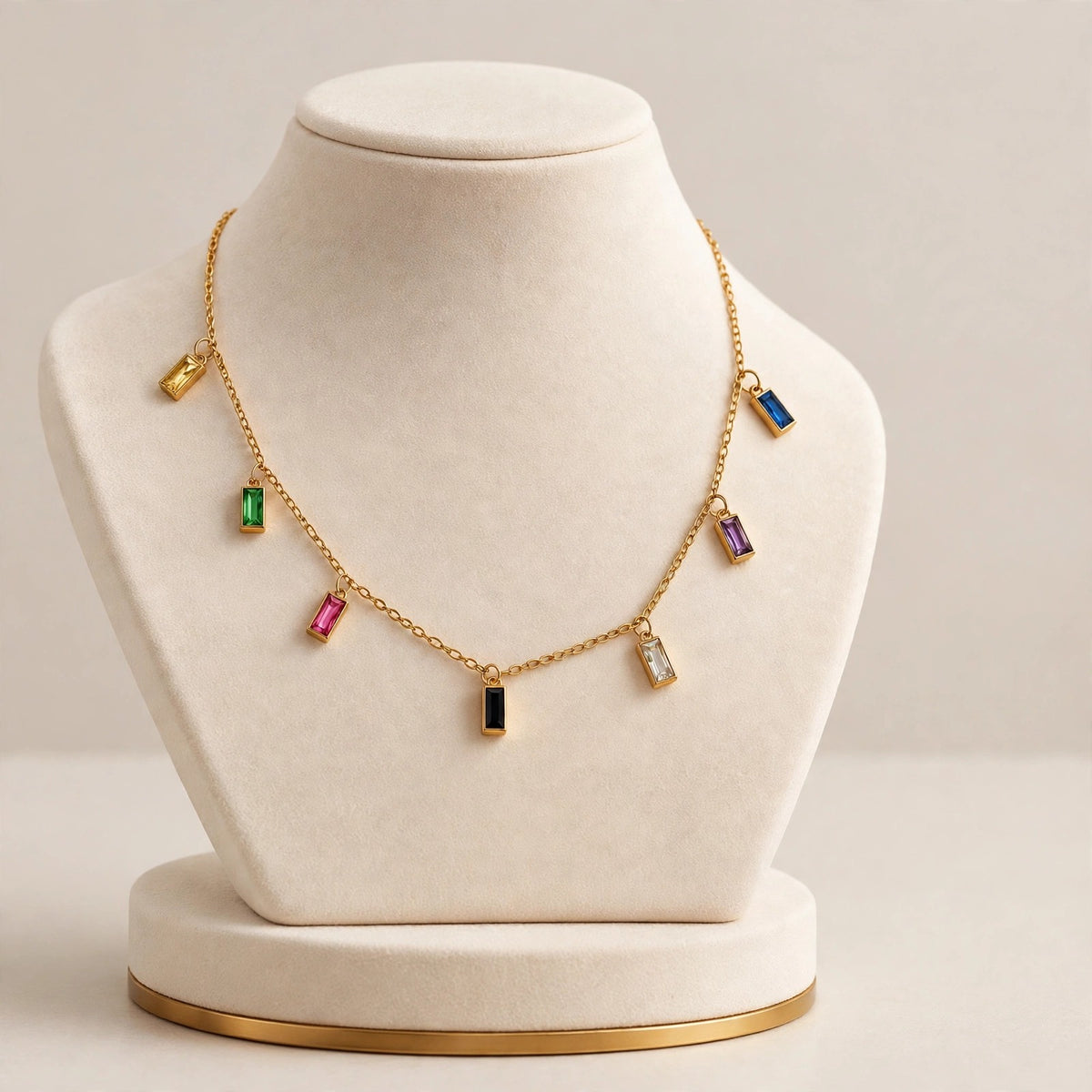 Multicolour Charm Necklace