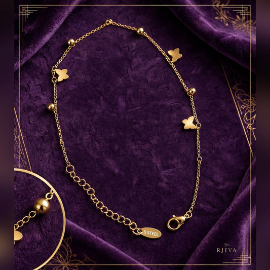 Butterfly Charm Anklet