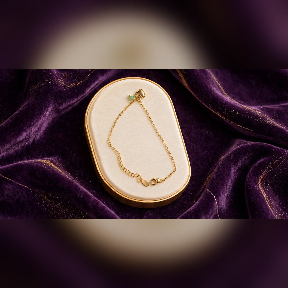 Heart Charm Anklet