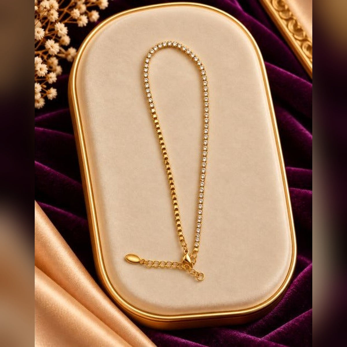 Gold Double-Strand Anklet